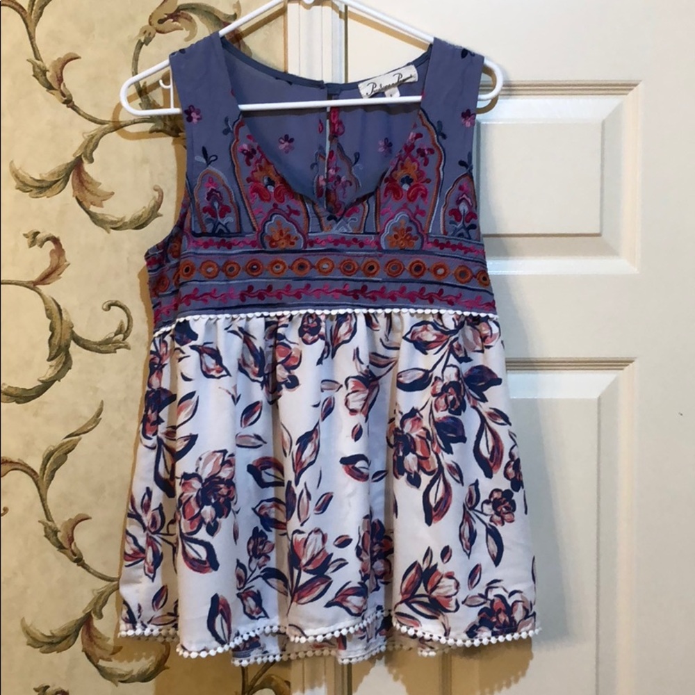 Mixed Pattern Blouse